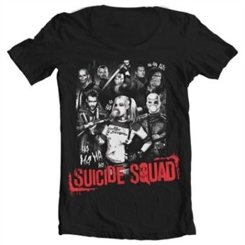 Suicide Squad T-shirt collo largo