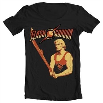 Flash Gordon Retro T-shirt collo largo