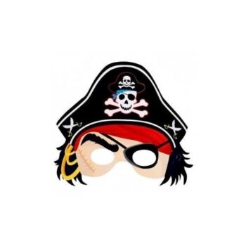 Confezione 6 maschere Pirati