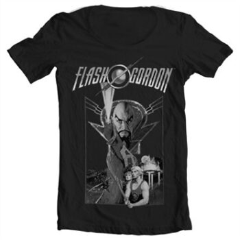 Flash Gordon Vintage Poster T-shirt collo largo