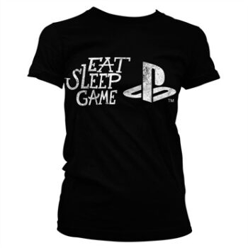 PS - Eat Sleep Game T-shirt donna