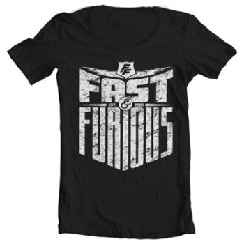 Fast & Furious - Est. 2007 T-shirt collo largo