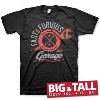 Fast & Furious Garage Big & Tall T-Shirt