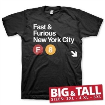 Fast & Furious NYC Big & Tall T-Shirt