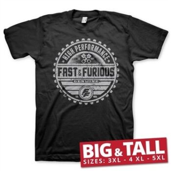 Fast & The Furious Genuine Brand Big & Tall T-shirt