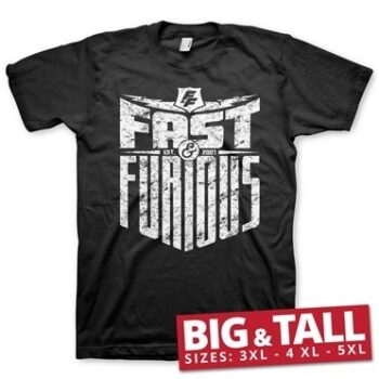 Fast & Furious - Est. 2007 Big & Tall T-Shirt
