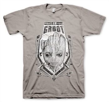 The Groot Distressed Shield T-Shirt L