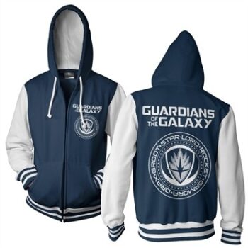 Guardians Of The Galaxy Varsity Zip Hood L
