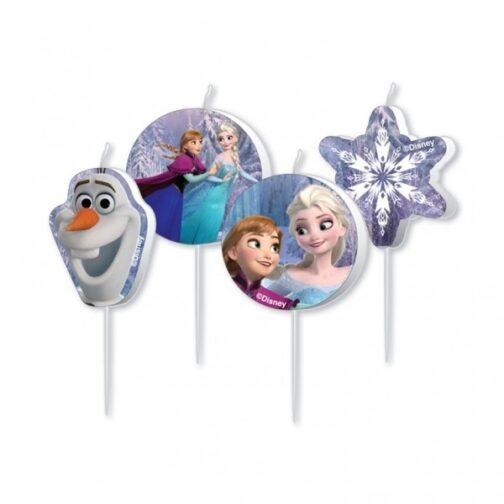 Candeline per torta Disney Frozen 4pz