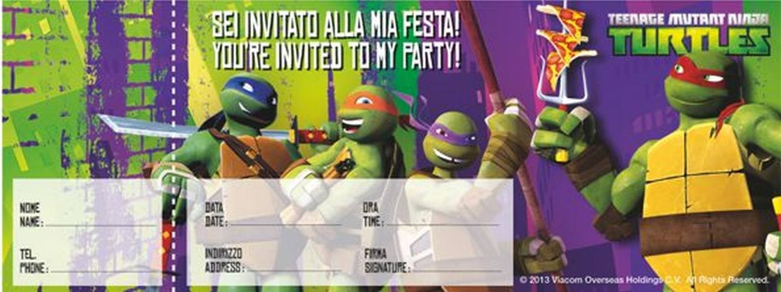 Festa Tartarughe Ninja