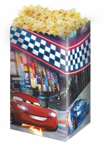 Contenitore Pop Corn Disney Cars 4 pz