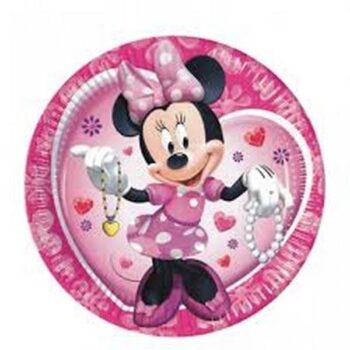 Piatti piani per festa Minnie