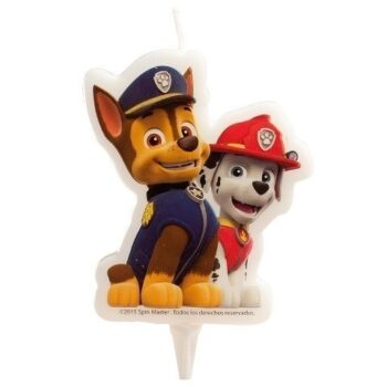 Candelina Paw Patrol Chase e Marshall