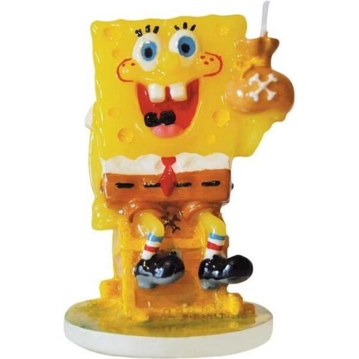 Candelina per torta Spongebob