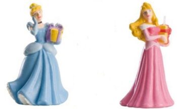 Candelina sagomata Principesse Disney