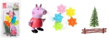 Kit decorazioni per torta Peppa Pig