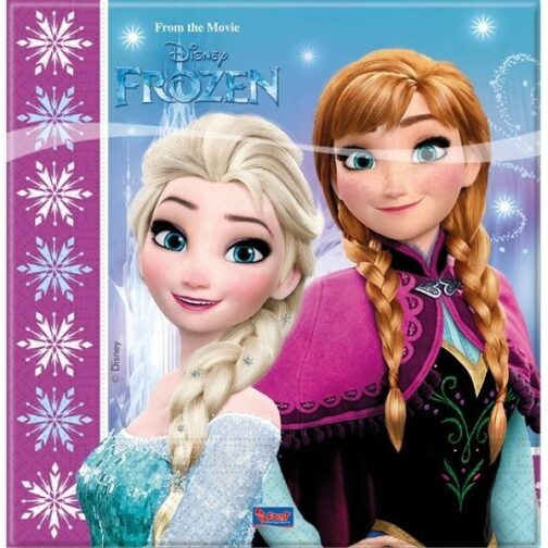 Tovaglioli doppio velo Disney Frozen Northern Light