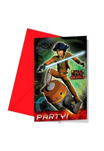 Inviti festa con busta Star Wars Rebels