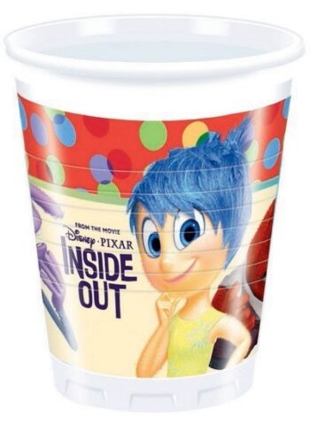 Inside Out - Confezione 8 bicchieri in plastica