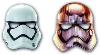 Star Wars Il Risveglio della Forza Maschere in cartoncino confezione da 6 pezzi