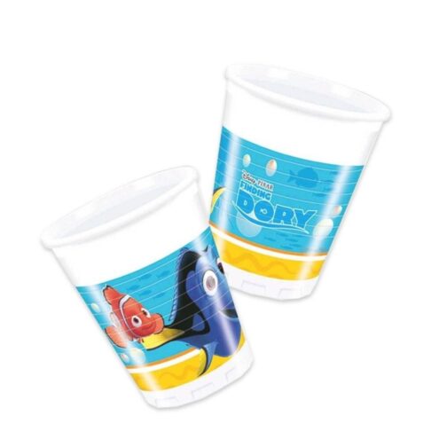 Dory - Confezione 8 bicchieri di plastica
