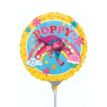 Trolls - Palloncino in Mylar Poppy 23 cm - si gonfia ad aria