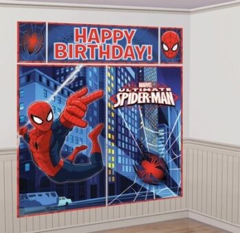 Scenografia per festa a tema Spiderman