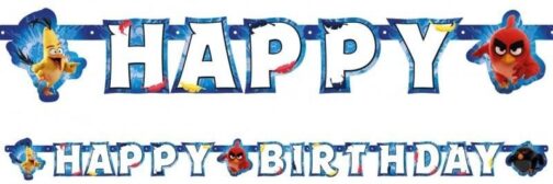 Festone Happy Birthday Angry Birds Movie