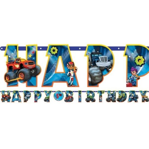 Blaze - Festone personalizzabile Happy Birthday