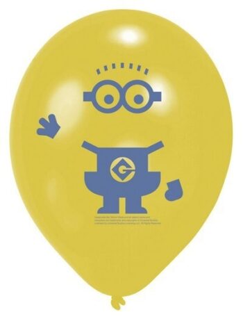 Confezione palloncini Minions Cattivissimo Me 6pz