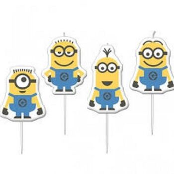 Mini candeline torta Minions Cattivissimo Me