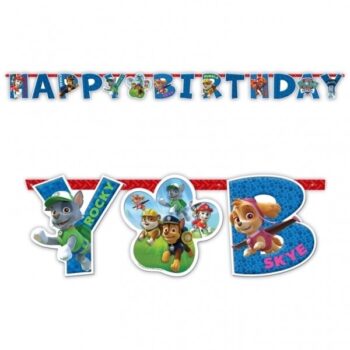 Festone Happy Birthday Paw Patrol