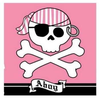 Tovaglioli festa Pirati Ahoy