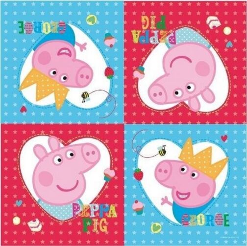 Tovaglioli per festa Peppa Pig, New Design!