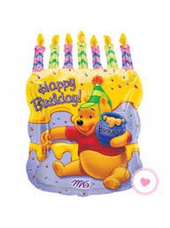 Palloncino Winnie The Pooh sagomato torta