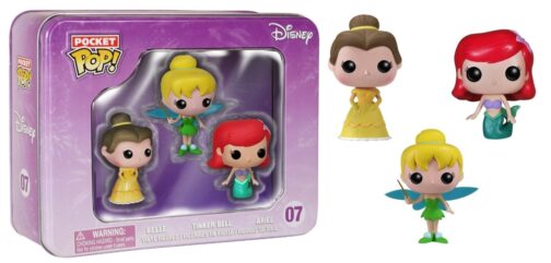 Funko pop! Set 3 personaggi in vinile Disney Trilli, Belle e Ariel