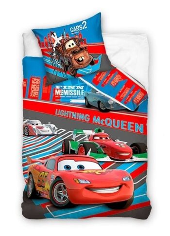 Parure copripiumino lettino con sponde Disney Cars