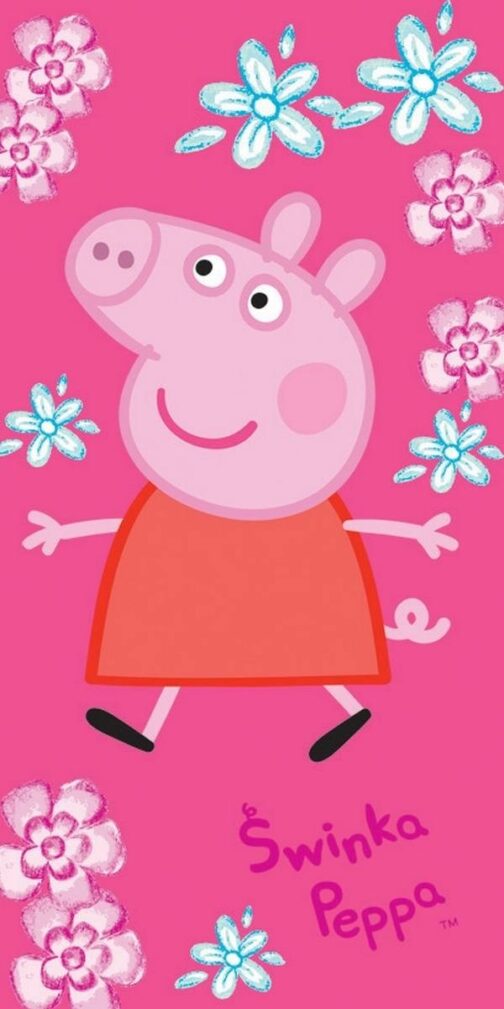 Asciugamano telo mare Peppa Pig Fiori