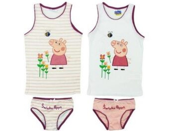 Set 2 pezzi intimo Peppa Pig