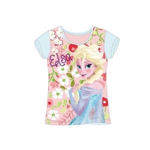 T-Shirt Elsa Disney Frozen Fiori