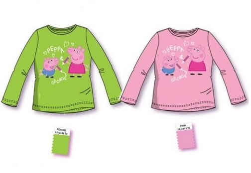 Maglia manica lunga Peppa Pig & George