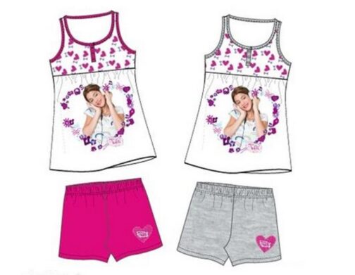 Pigiama estivo Violetta Disney Cuori