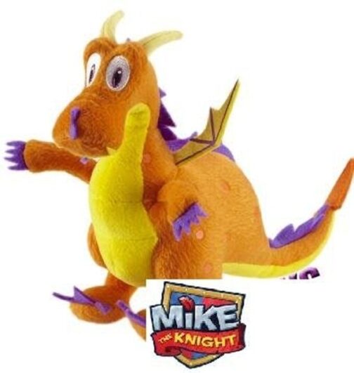 Peluche Drago Mike il Cavaliere 15cm