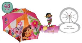 Ombrello Dora l'Esploratrice con manico 3D