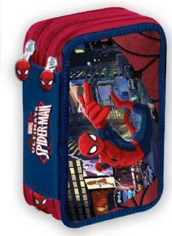 Astuccio 3 cerniere completo Spider Man