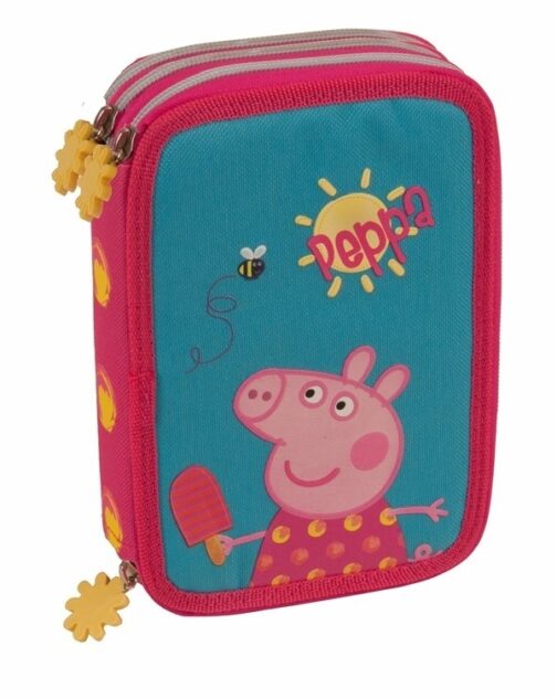 Astuccio triplo completo Peppa Pig Lolly Ice