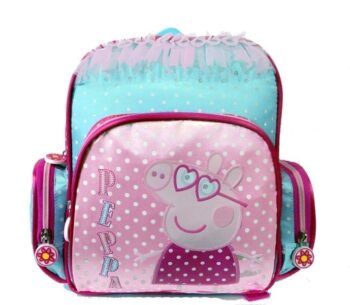 Zainetto asilo Peppa Pig Glasses doppio zip