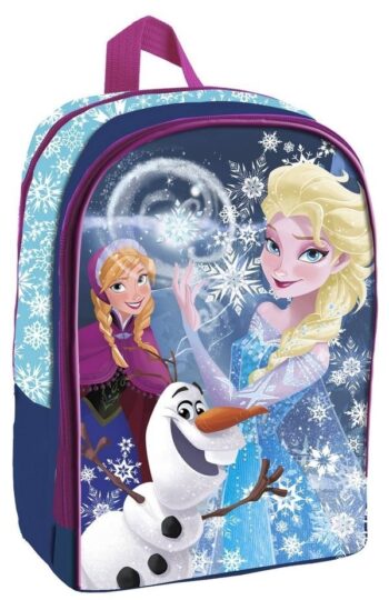 Zaino asilo medio Disney Frozen Blu