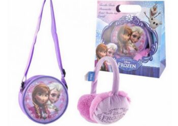 Set regalo borsetta e paraorecchie Disney Frozen