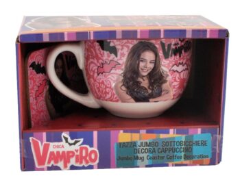 Set colazione tazza e sottotazza Chica Vampiro